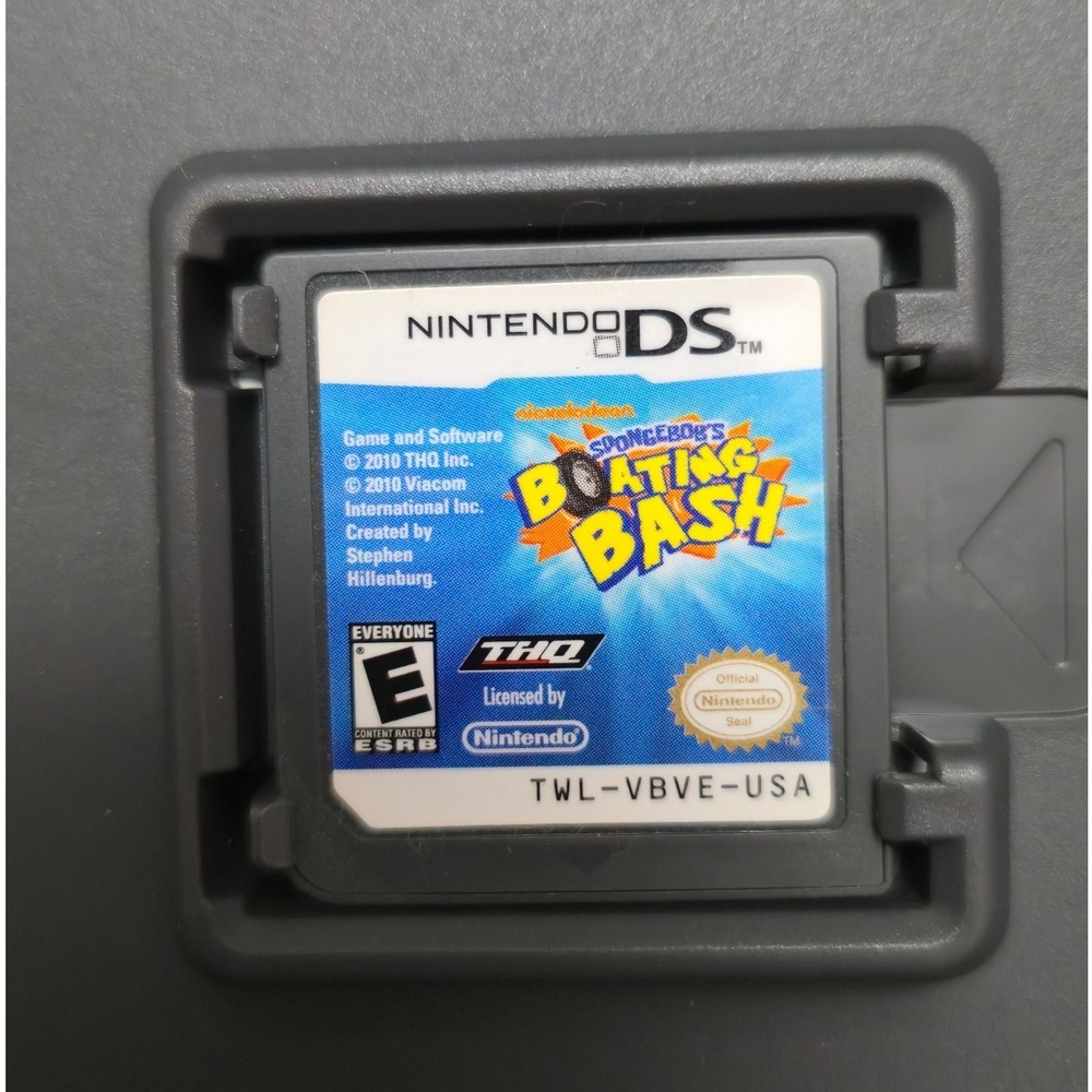 Spongebobs Boating Bash - Nintendo DS 2010 - Complete CIB W/ Manual Tested - Picture 7 of 10